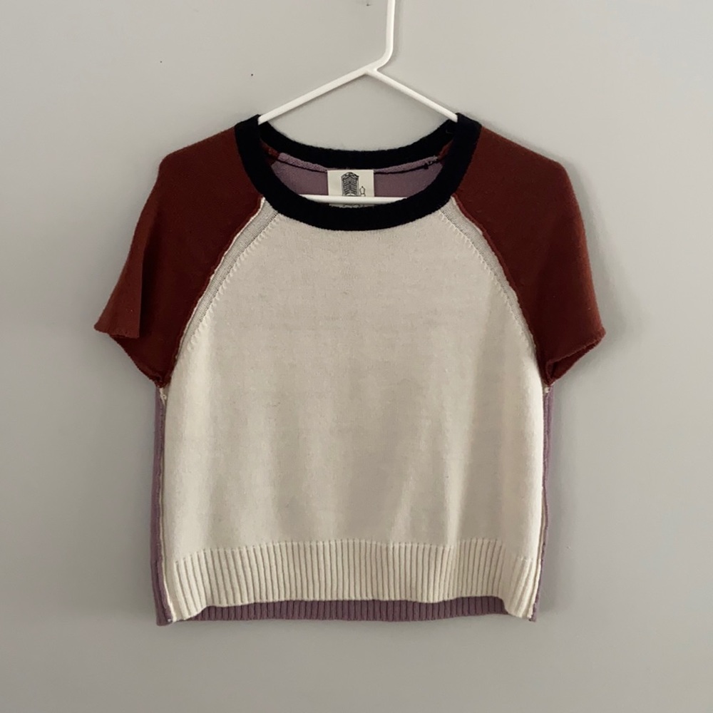 Anthropologie Colorblock Sweater